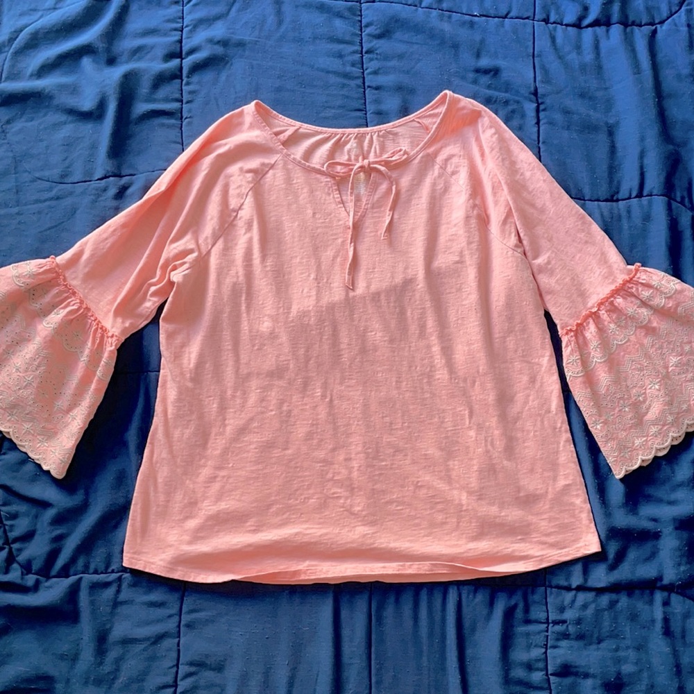 St. John’s Bay coral bell sleeve blouse